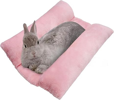 MEWTOGO 15.7" x 14" Bunny Bed for Rabbit Cage - Thickened Soft Prevent Sore Hocks Plush Mat with ... | Amazon (CA)