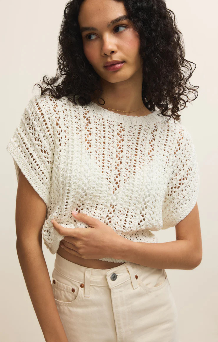 Ballast Cropped Crochet Top | Z Supply