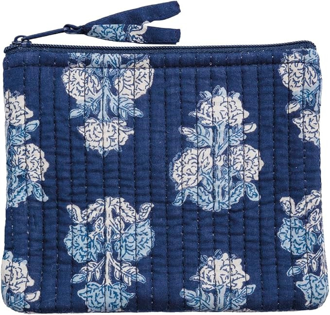 Amazon.com: Mud Pie Women's Cornflower Navy Block Print Small Case : Beauty & Personal Care | Amazon (US)