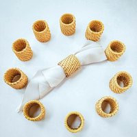 Bulk Natural Rattan Napkin Rings For Wholesale, Boho Wedding Table Setting, Thanksgiving/ Fall Decor, Christmas Holiday Party Decor | Etsy (US)