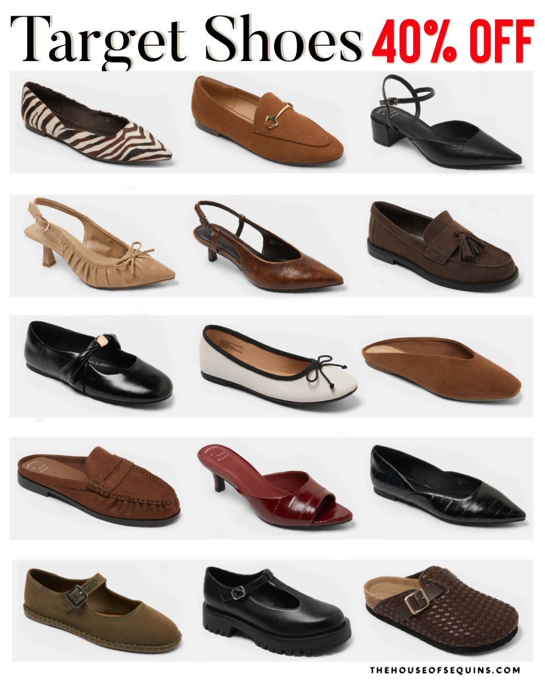 Target shoes NOW 40% OFF