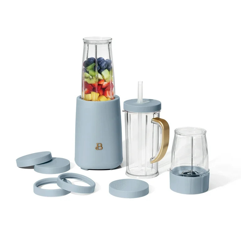 Beautiful Personal Blender, 12 Piece Set, Cornflower Blue by Drew Barrymore - Walmart.com | Walmart (US)