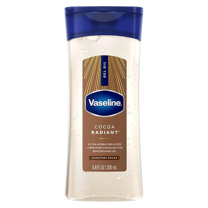 Vaseline Intensive Care Cocoa Radiant for Glowing Skin Body Gel Oil Made with Pure Cocoa Butter +... | Amazon (US)