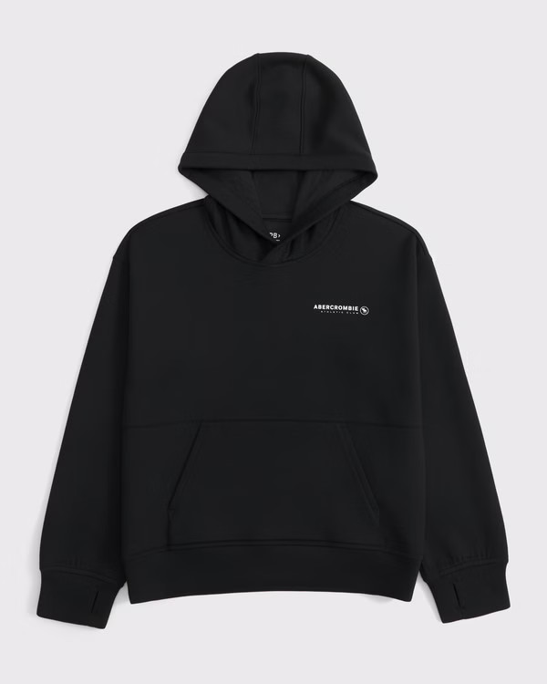 ypb neoknit logo popover hoodie | Abercrombie & Fitch (US)