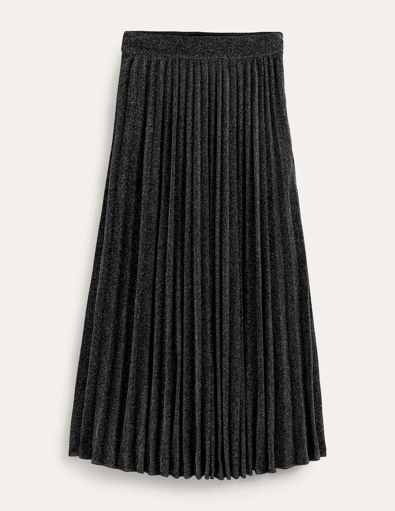 Jersey Metallic Pleated Skirt | Boden (US)