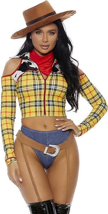 Forplay Women's Playtime Sheriff Sexy Cowboy Movie Character Costume | Amazon (US)