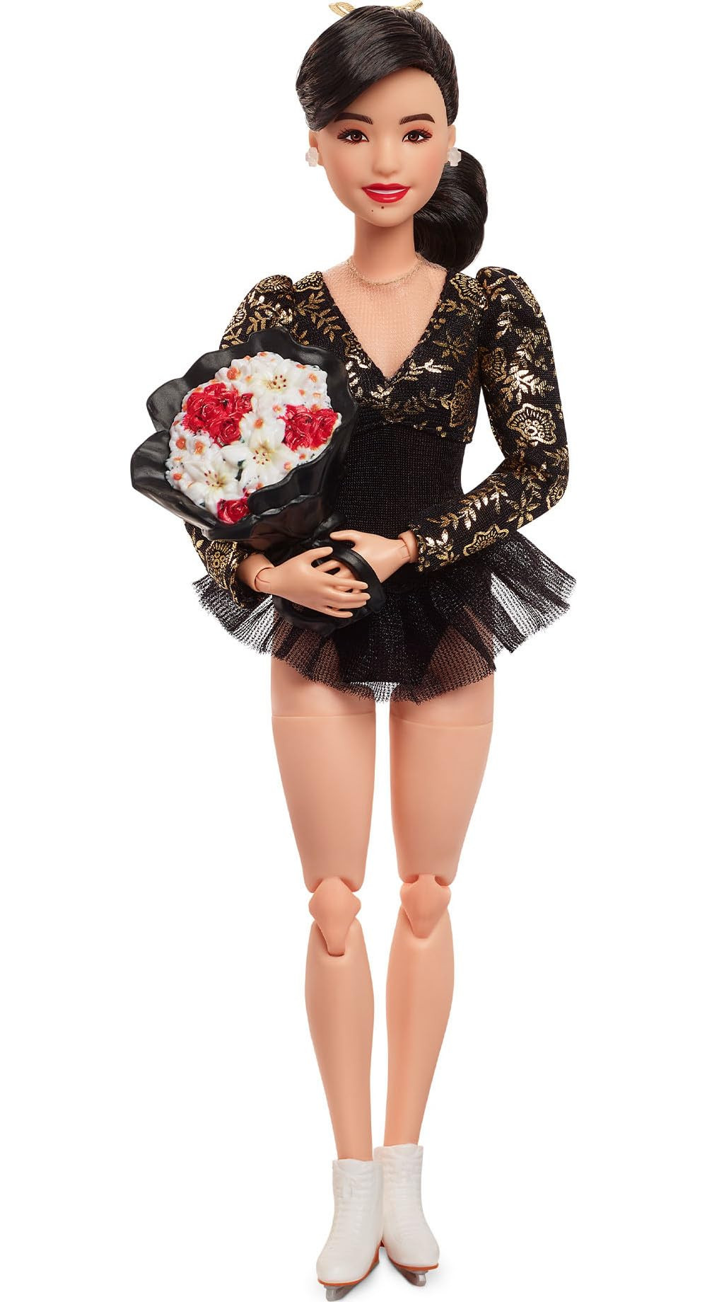 Barbie Inspiring Women Doll, Kristi Yamaguchi Collectible in 1992 Winter Olympics Costume, Sparkl... | Amazon (US)