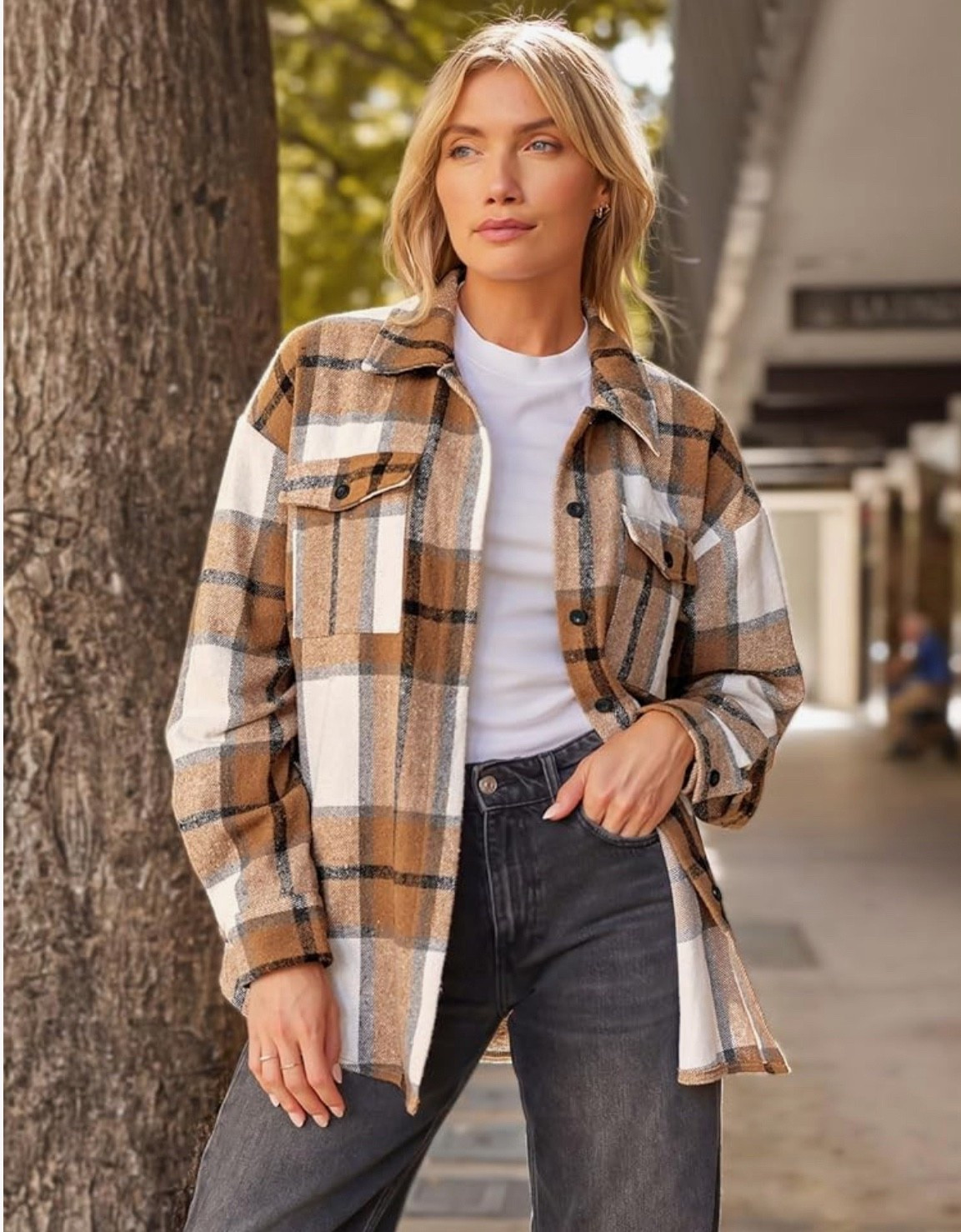 Women fall fashion ,Shackets Flannel Plaid Button Down Long Sleeve

#LTKU #LTKStyleTip #LTKSeasonal