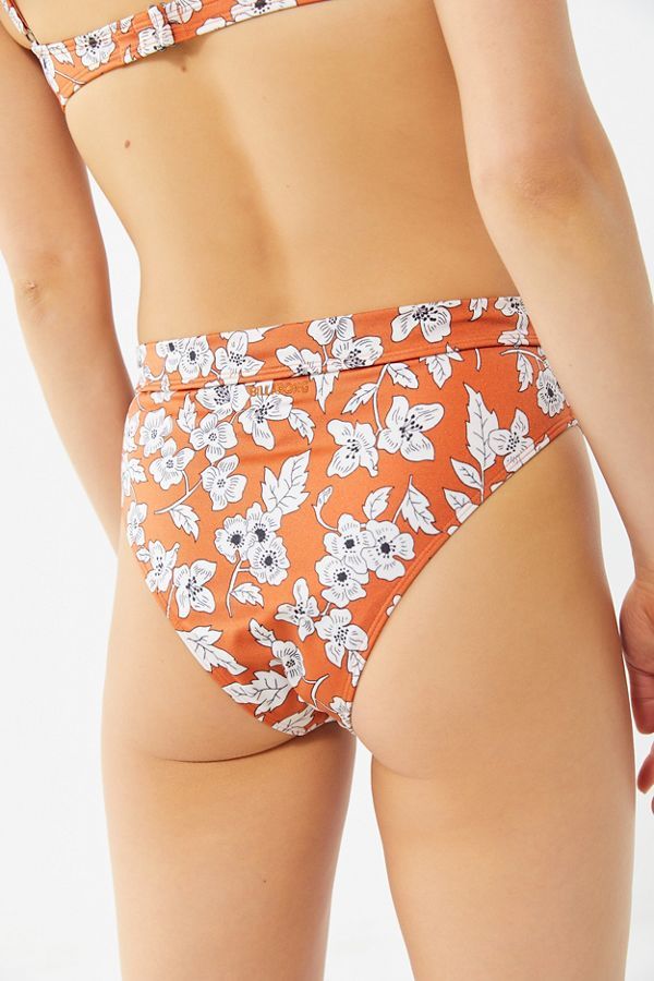 Billabong UO Exclusive Floral High-Waisted Bikini Bottom | Urban Outfitters (US and RoW)
