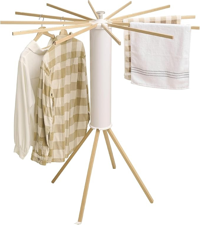 JOOM Four Legs Clothes Drying Rack, Garment Rack Portable and Foldable Space Saving Laundry Dryin... | Amazon (US)