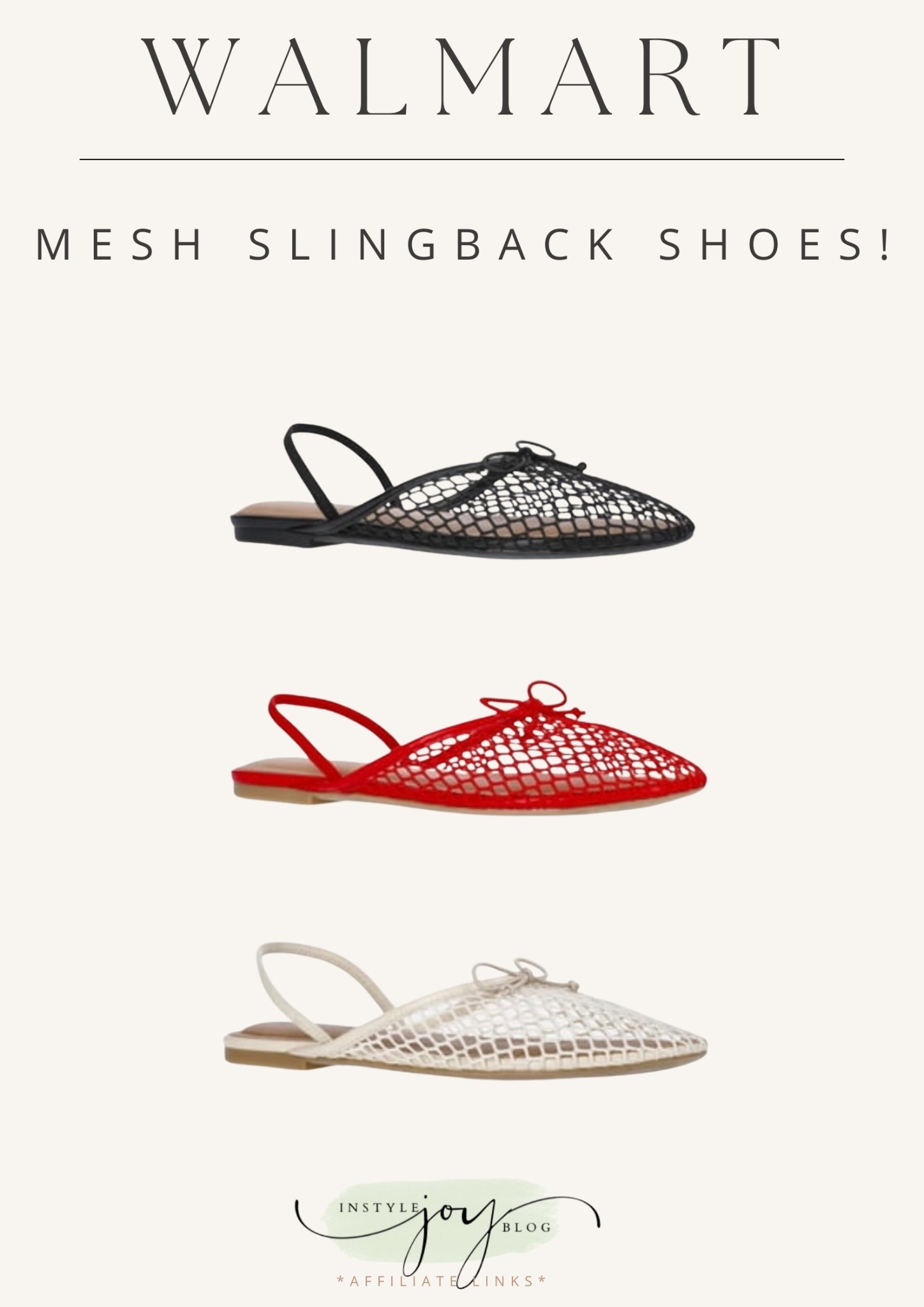 Walmart No Boundaries Women's Mesh Slingback Shoes

#LTKootd #LTKWorkwear #LTKSeasonal