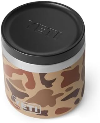 YETI Rambler 8 oz Food Jar, Vacuum Insulated, Stainless Steel, With Airtight Lid, Wetlands Camo | Amazon (US)