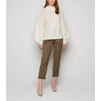 Urban Bliss Cream Cable Knit Jumper New Look | New Look (UK)