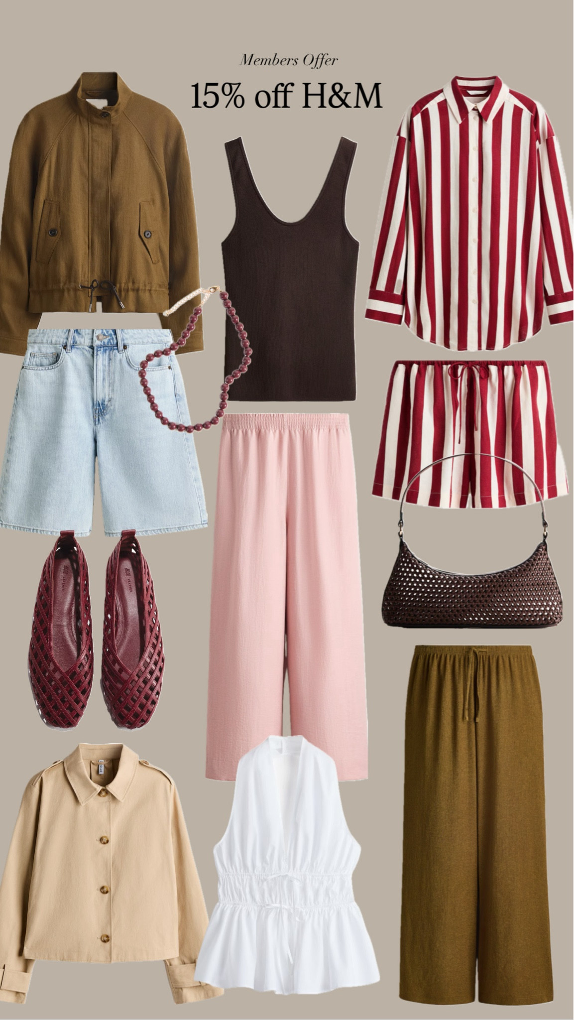 15% off H&M

#LTKsummer #LTKspring #LTKsale