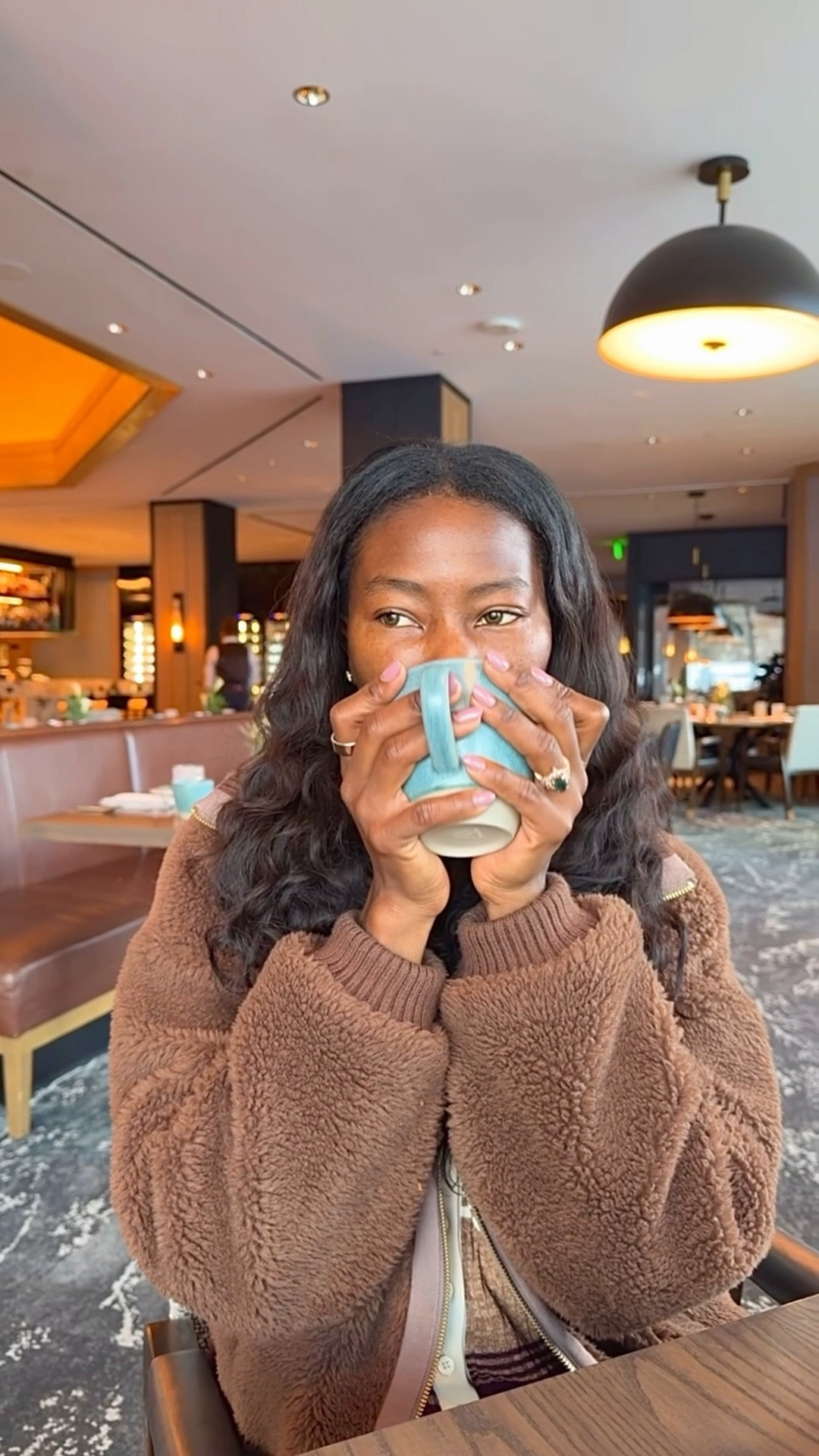 I can't explain how comfortable this jacket is. It's my favorite during this trip. I’m wearing a size small in the Carafe color. 

#LTKmomlife #LTKdayinmylife #LTKTravel