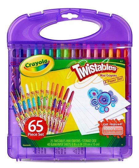 Crayola Twistable Mini Crayons & Paper Set | Zulily