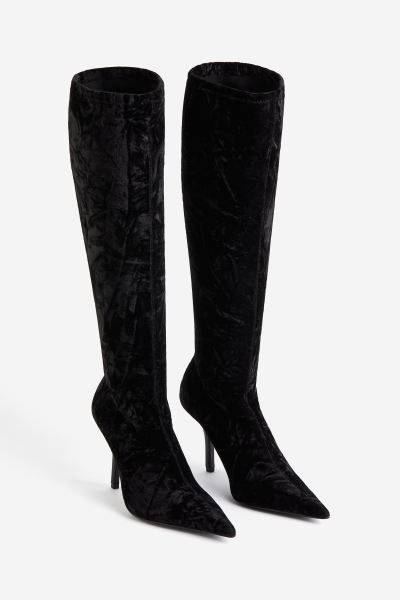 Knee-high sock boots | H&M (UK, MY, IN, SG, PH, TW, HK)