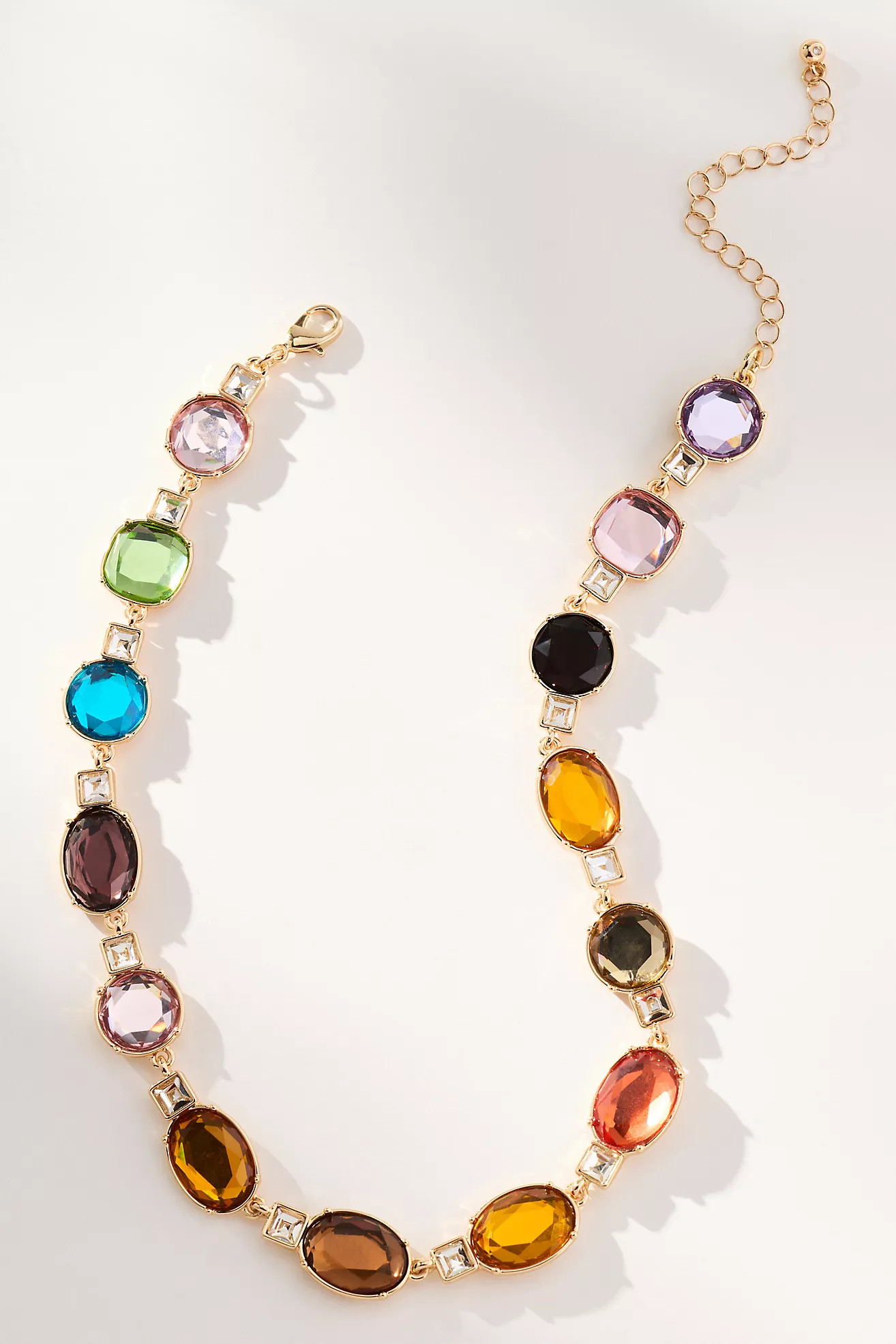 Large Multicolor Stone Necklace | Anthropologie (US)
