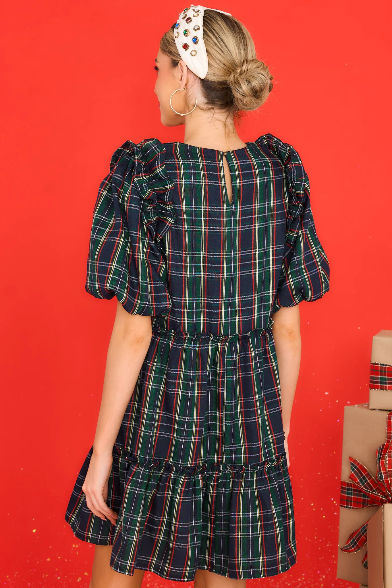 All The Memories Blue Plaid Dress | Red Dress 