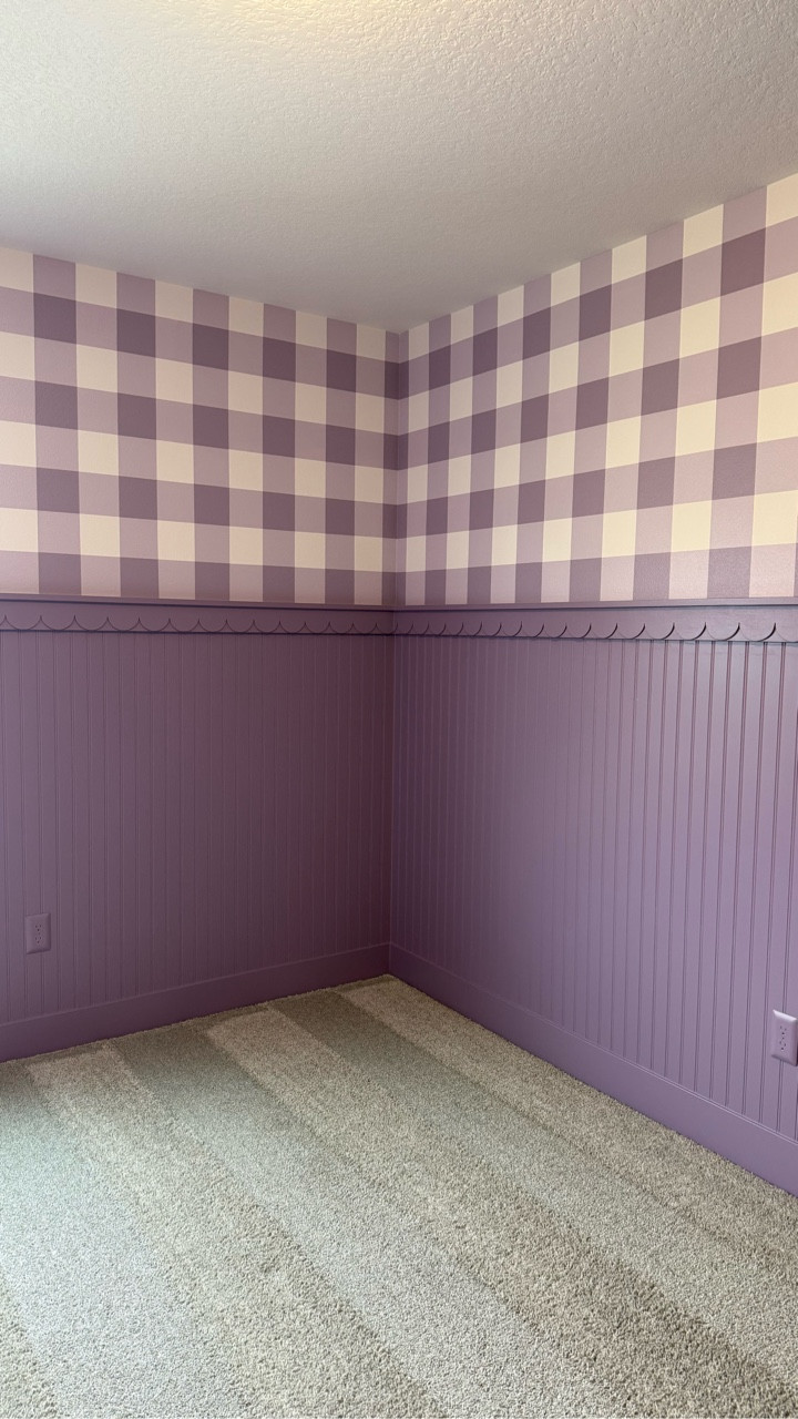 “You can learn a lot about people by what they love.” And what I love is painting wallpaper. 

If I’m passionate about anything it’s that I won’t pay for something I know we can build, paint or make. Except when it comes to takeout 😉

You don’t need much. Except some patience and painter’s tape. 

I have at least 2 new styles of painting inspired by wallpaper that I’m trying yet this year so stick around. 

#diy #paint #wallpaper #painterstape #transformations