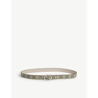 Logo buckle leather belt 2-8 years | Selfridges
