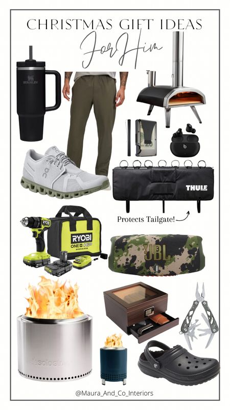 Gift guide for him! Approved by my husband 🫶🏻🤪

#forhim #him #holiday #shopping #giftguide #humidor #oncloud #lululemon #solostove #ryobi #stanley #thule #outdoors

#LTKGiftGuide #LTKmens #LTKSeasonal