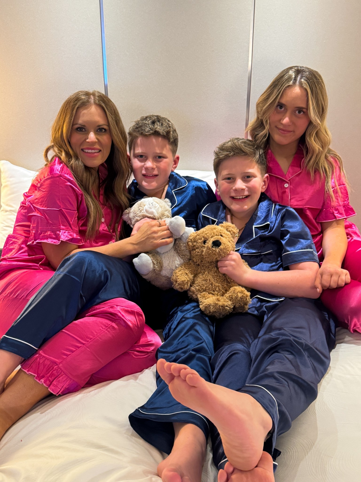 We are obsessed with these silk pjs 

#LTKmomlife #LTKdayinmylife #LTKKids