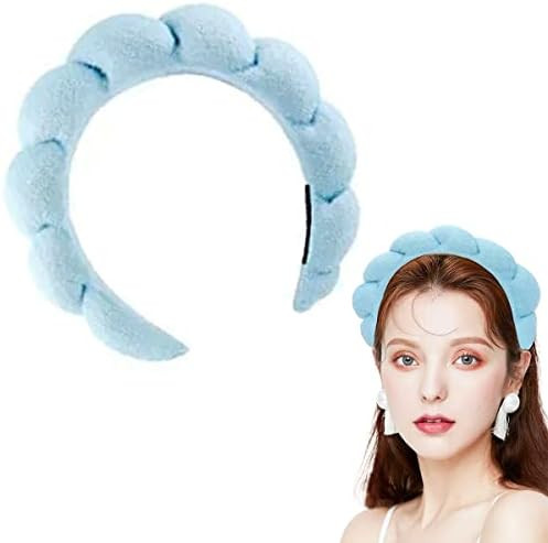 Mimi and Co Spa Headband for Women, Sponge & Terry Towel Cloth Fabric HeadBand, Sponge Spa Headba... | Amazon (US)