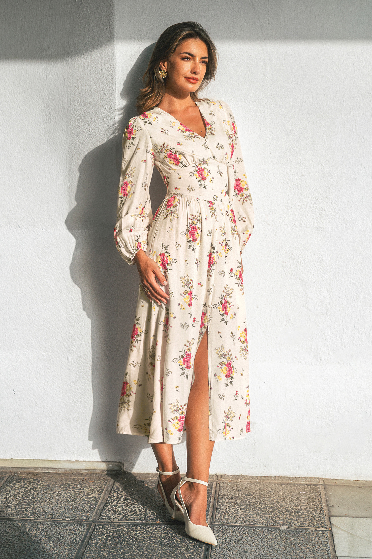 Retro Radiance Floral Maxi Dress | Cupshe US