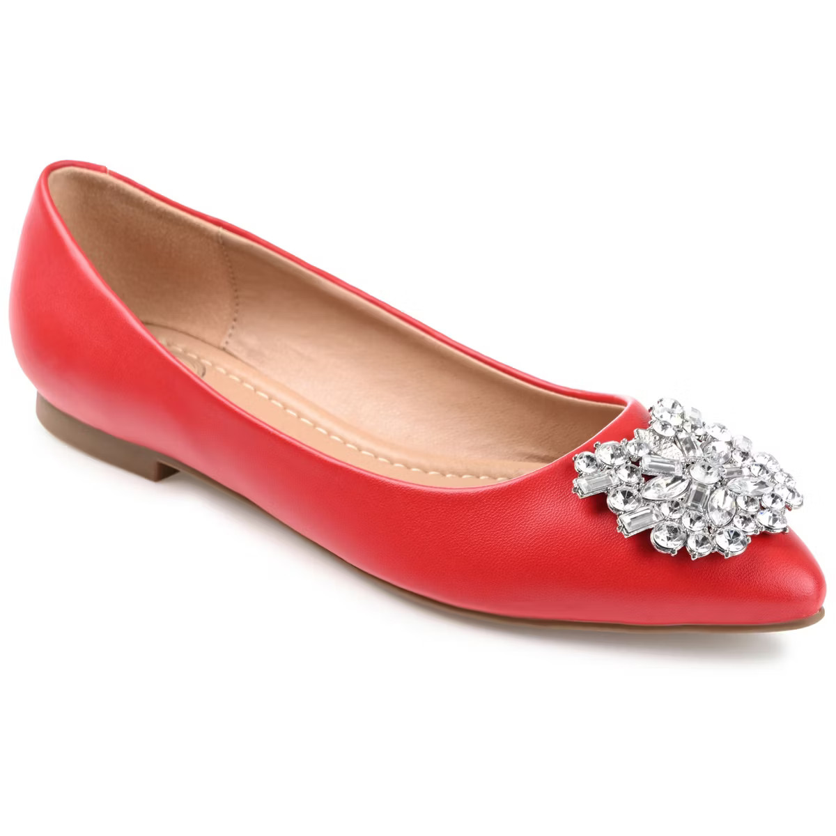 Journee Collection Womens Renzo Slip On Pointed Toe Ballet Flats | Target
