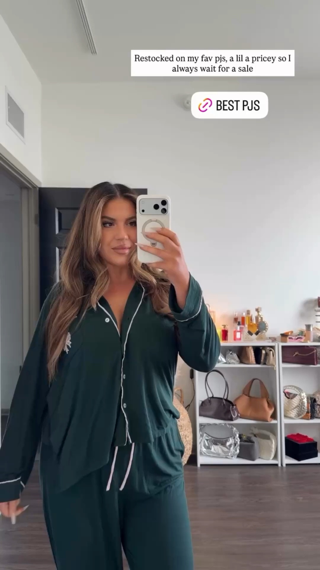 Restocked on my fav pjs, a lil a pricey so I always wait for a sale, wearing my reg L! 