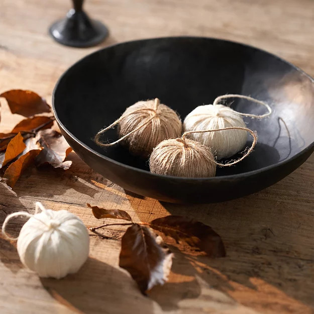 Jute Pumpkins – Set of 4 | The White Company UK & ROW