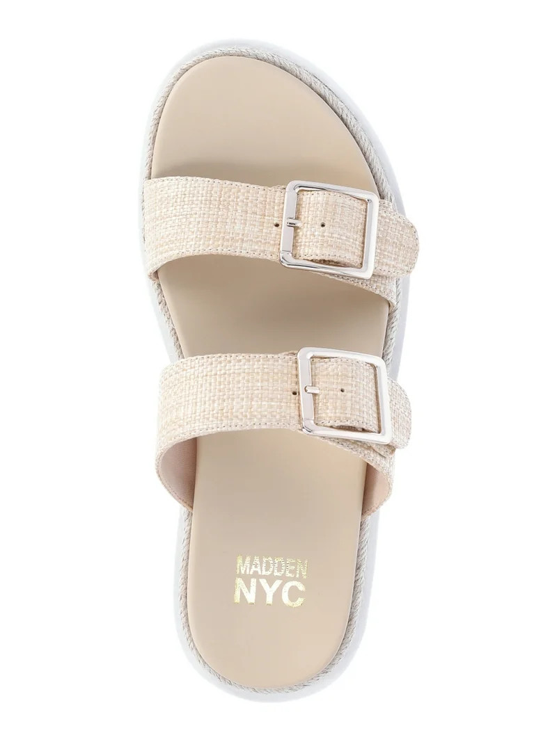 Madden NYC Women’s Flatform Two Strap Sandals | Walmart (US)
