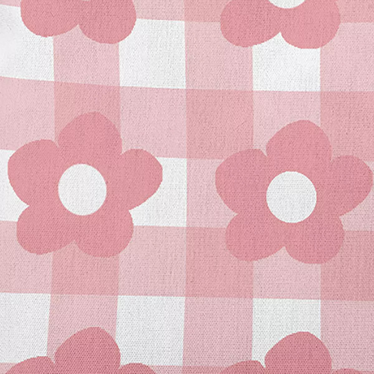16"x16" Spring Flowers on Gingham Square Throw Pillow Pink Icing - e by design: Girl Power, Rever... | Target