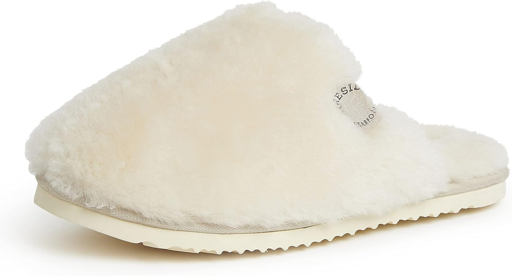 Fireside by Dearfoams Women's Shelly Beach All Over Shearling Easy on/Off Scuff Slipper | Amazon (US)