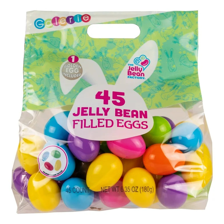 Galerie 45 Count Egg Hunt Bag with Jellybeans, 6.35 oz | Walmart (US)