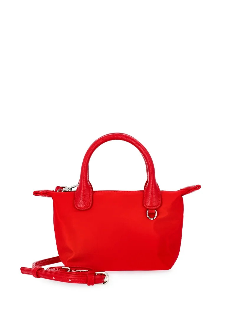 No Boundaries Women's Mini Tote Crossbody Bag, Red | Walmart (US)