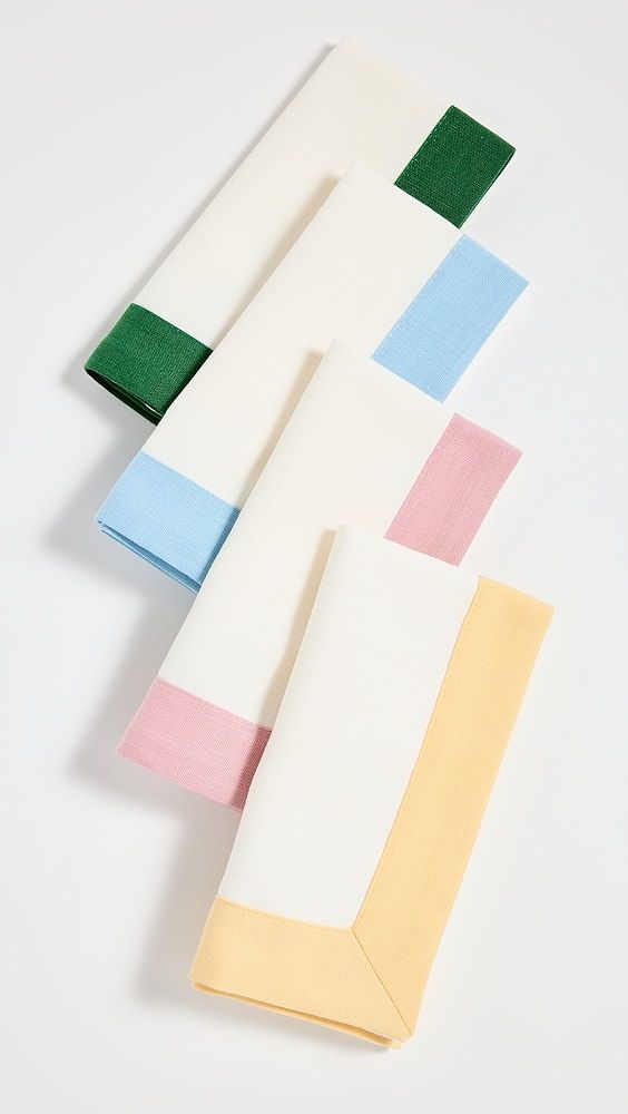 In The Roundhouse Multicolour Napkins Set of 4 | Shopbop | Shopbop