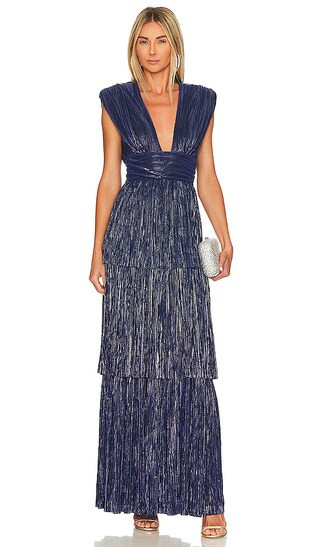 Sabina Musayev Judith Gown in Blue. - size M | Revolve Clothing (Global)