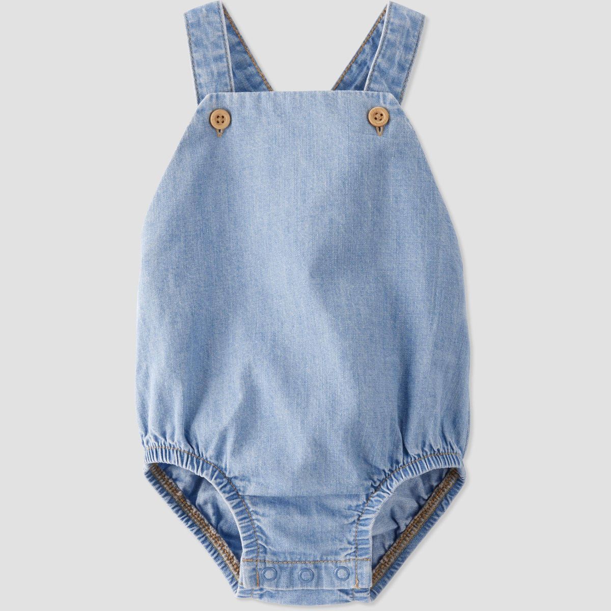 Little Planet by Carter’s Organic Baby Chambray Bubble Jumpsuit | Target