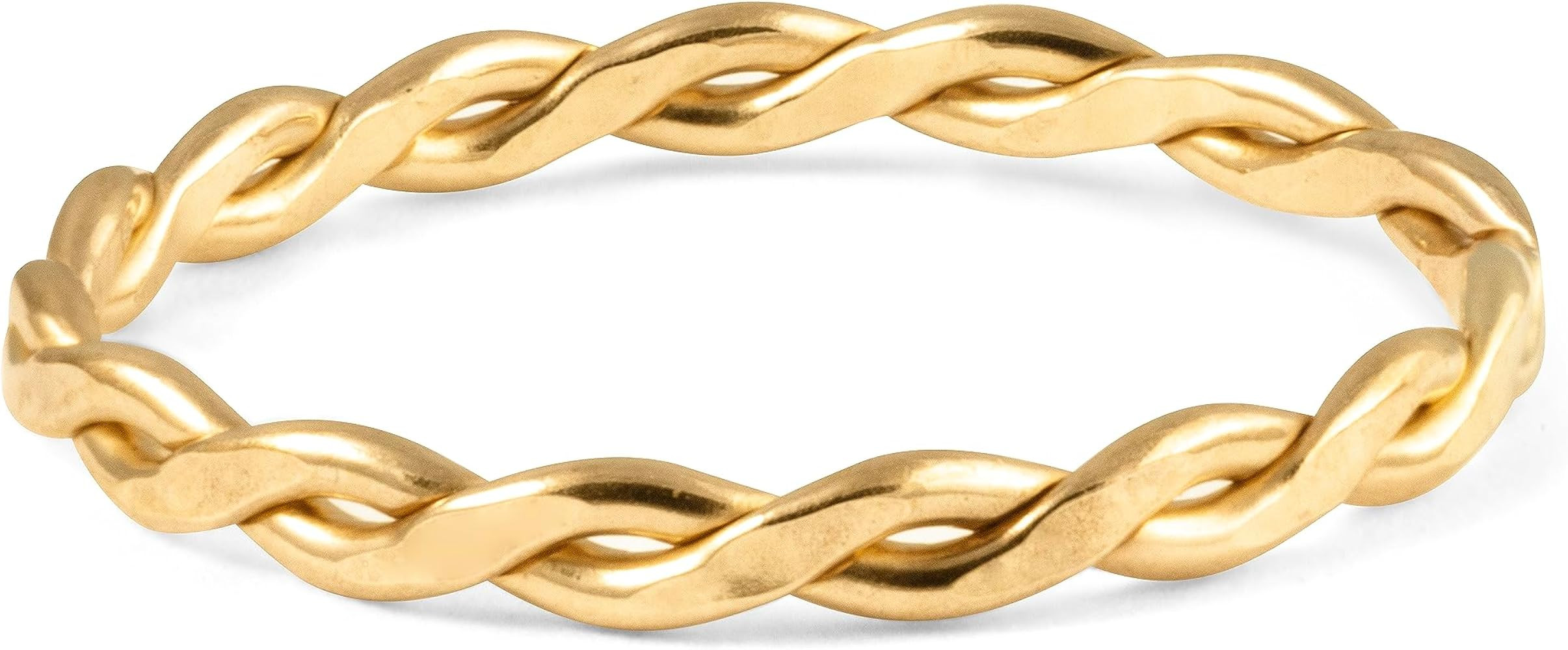 Harmony Braided Stacking Ring | Gold Statement Ring | Gold-Filled for Women | Simple and Elegant ... | Amazon (US)