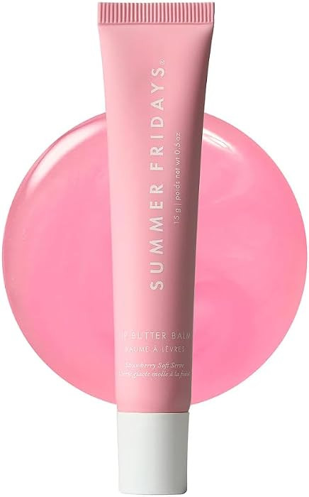 Summer Fridays Lip Butter Balm, Strawberry Soft Serve, Vegan (0.5 Oz) | Amazon (US)
