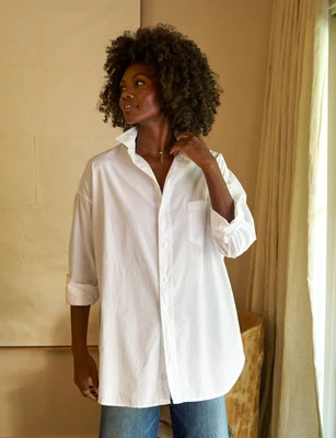 SHIRLEY White, Everyday Poplin White / XS | Frank & Eileen
