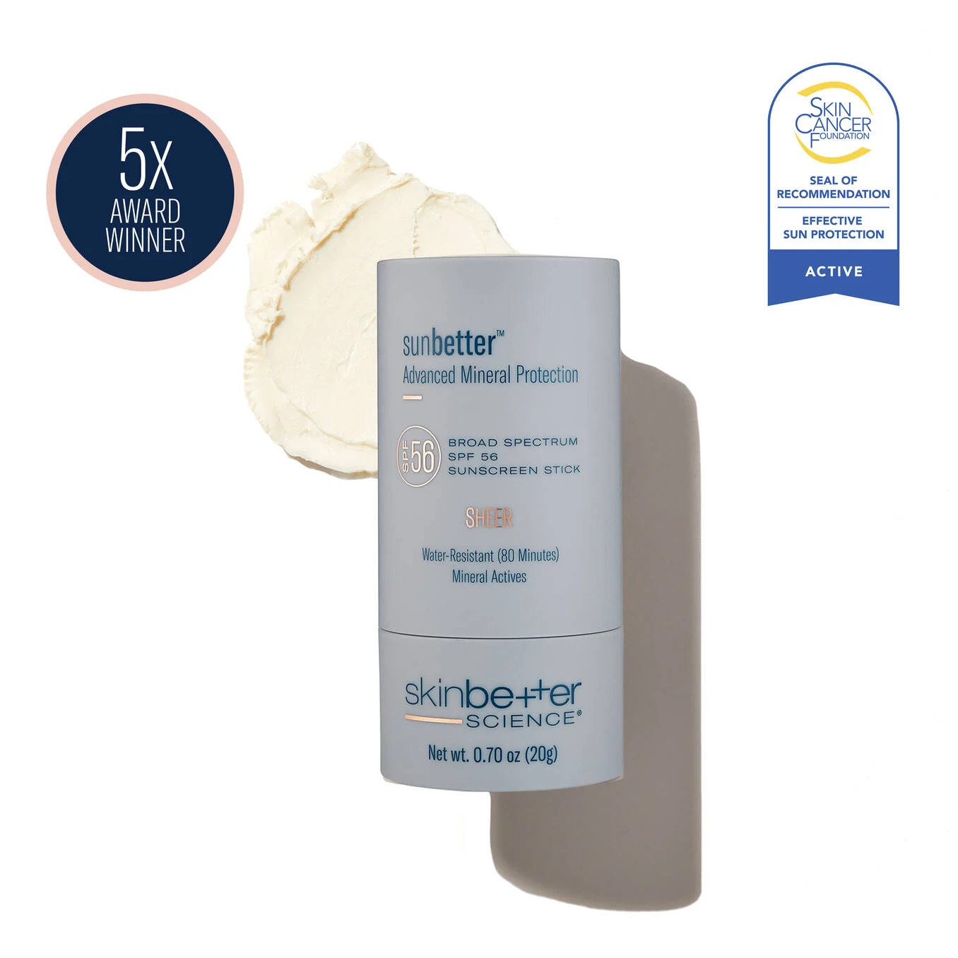 sunbetter SHEER SPF 56 Sunscreen Stick | skinbetter science | Skinbetter Science