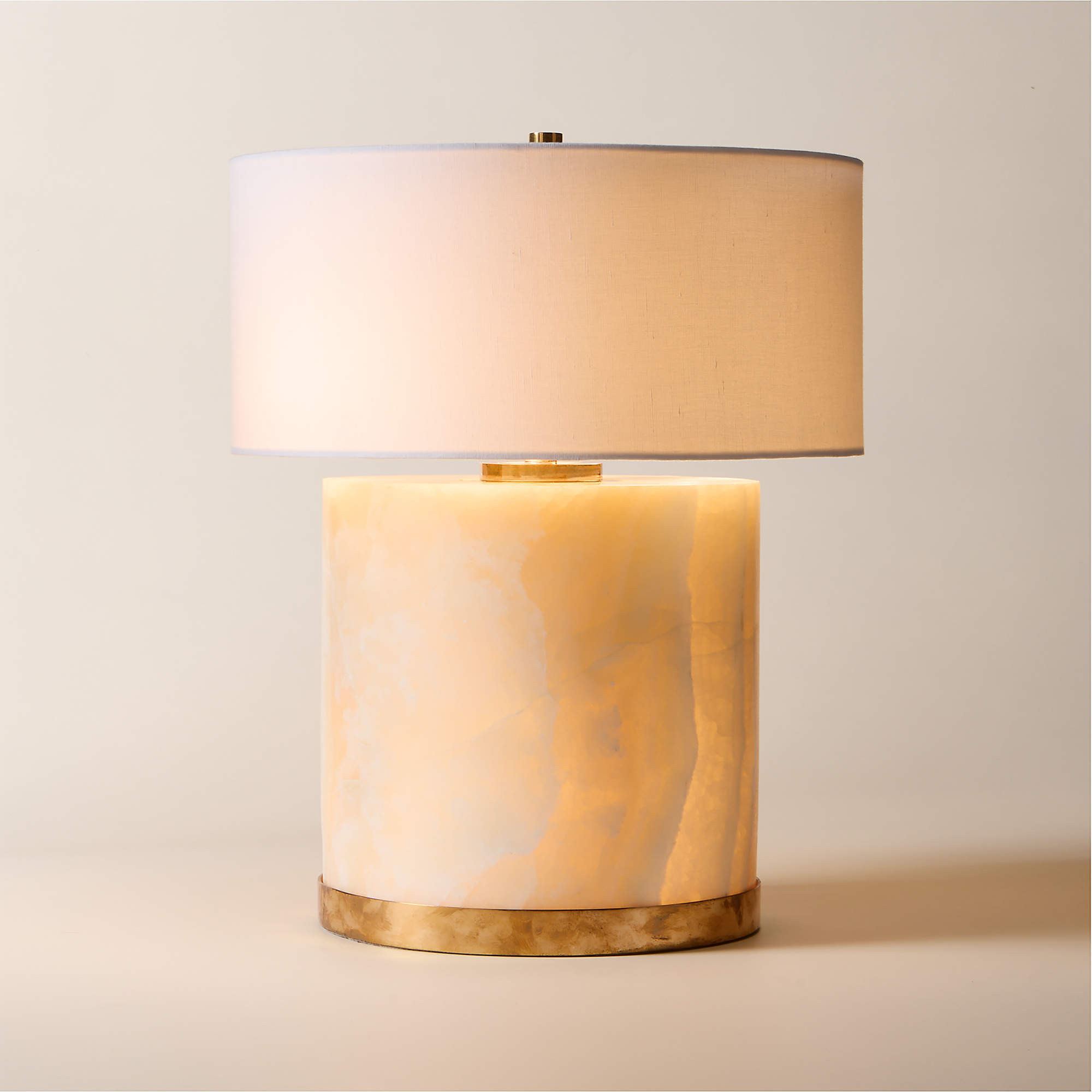 Natalia Onyx Table Lamp 18.5" | CB2 | CB2
