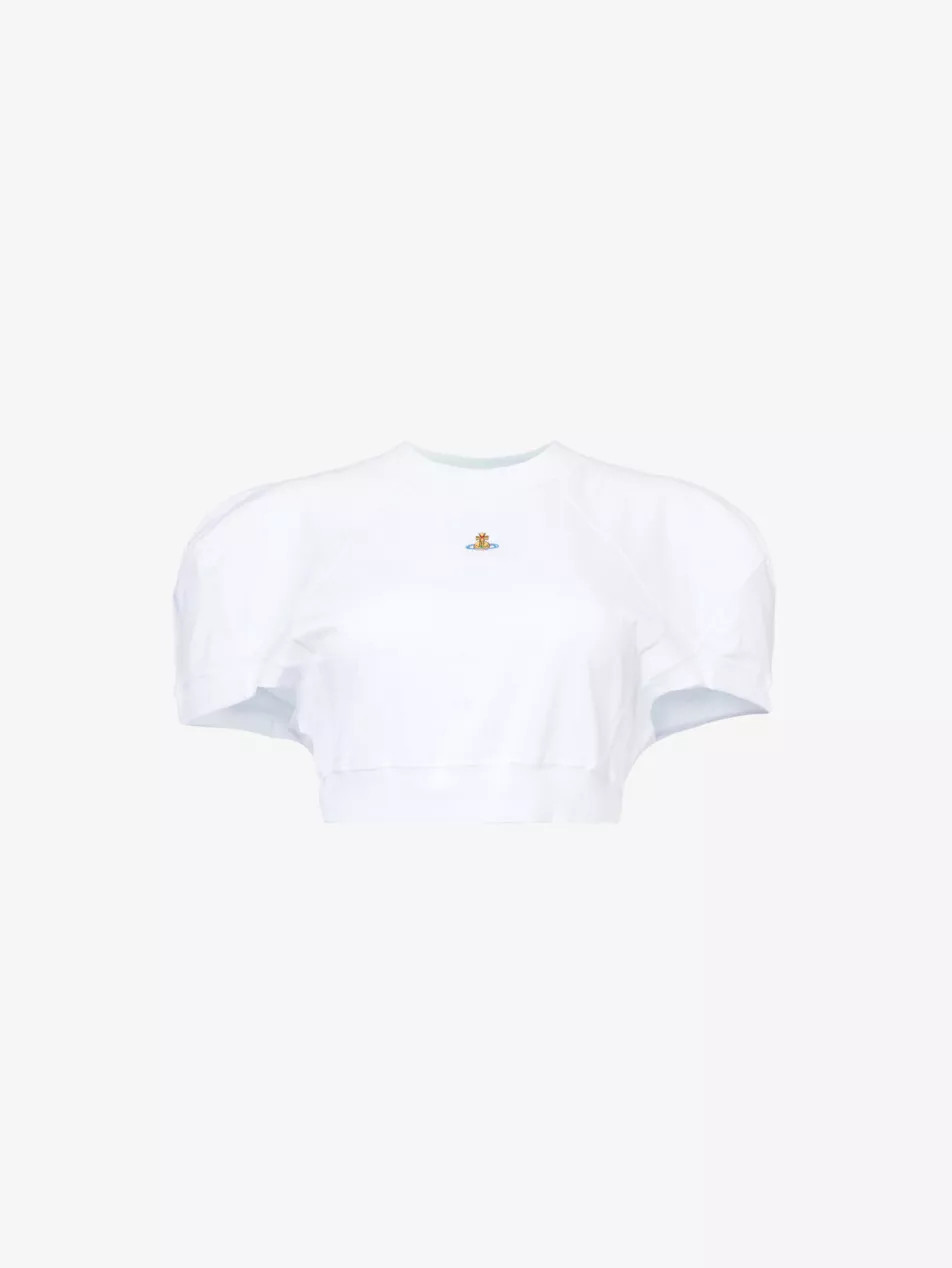 Football brand-embroidered cotton T-shirt | Selfridges
