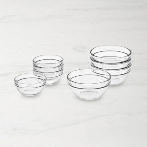 Glass Prep Mixing Bowls, Set of 8 | Williams-Sonoma