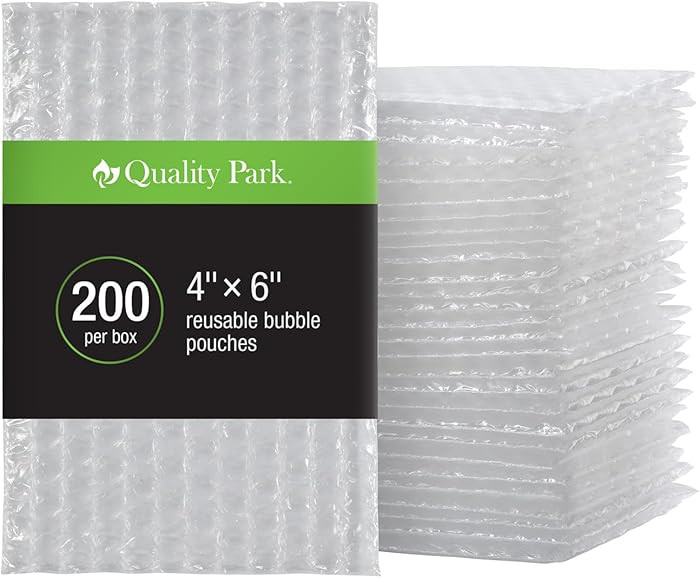 Quality Park Clear Bubble Pouches, Cushioned Packing and Shipping Bags, Great for Storage or Mail... | Amazon (US)