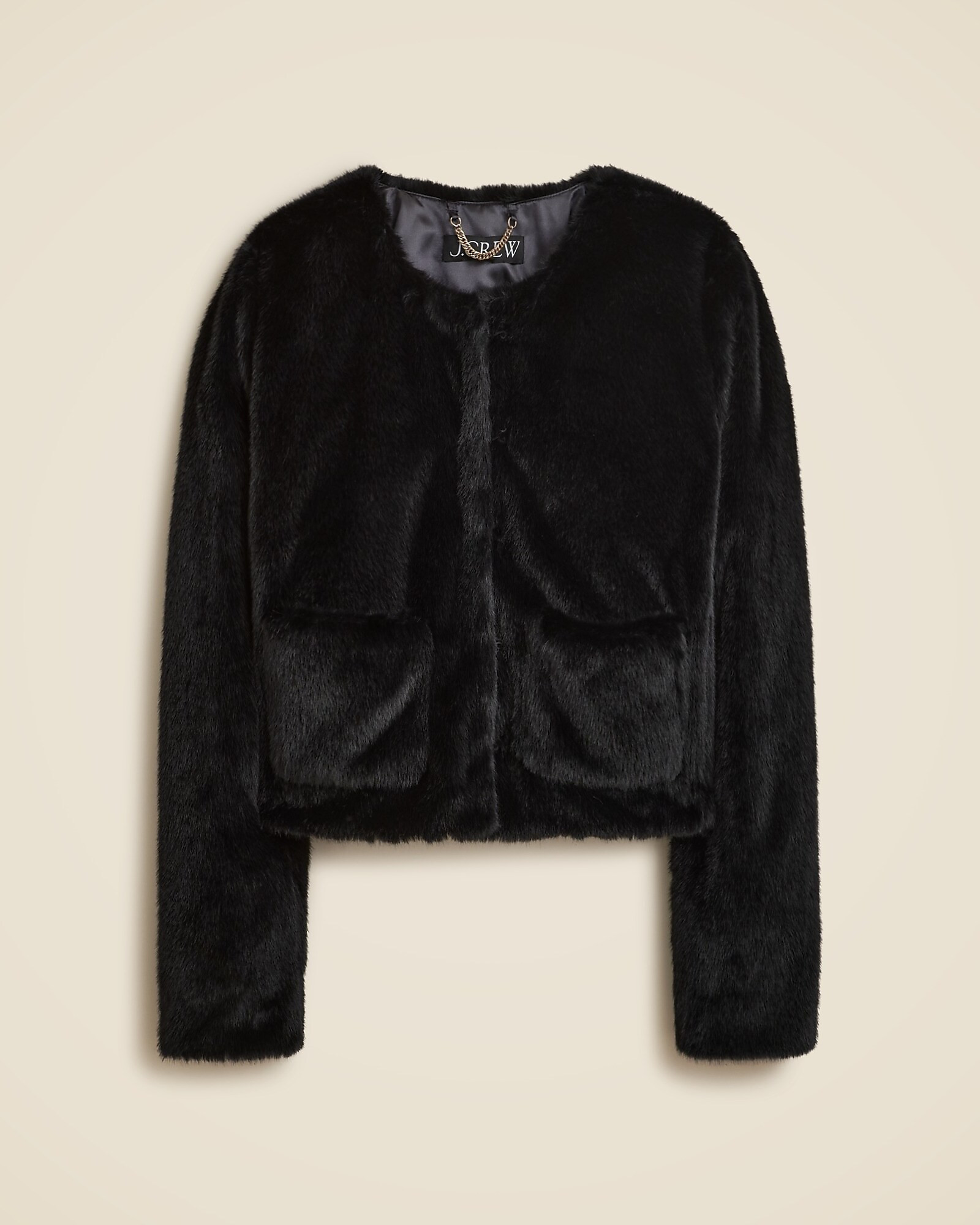 Faux-fur lady jacket | J. Crew US