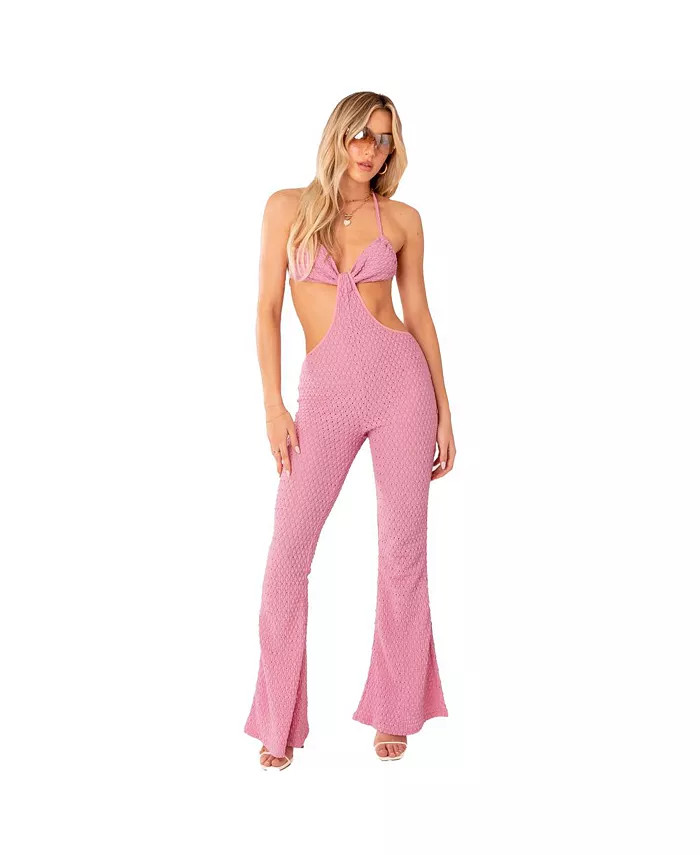 Women's Prim Cut Out Jumpsuit | Macy's